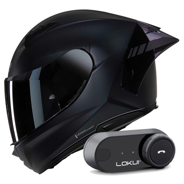 Integral Nolan N60-6 Sport Argento 333 + Kit Bluetooth Lokui K30