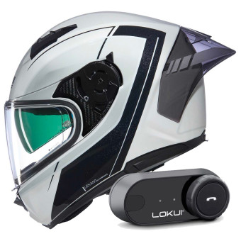 Integral Nolan N60-6 Sport Mesmerico 341 + Kit Bluetooth Lokui K30