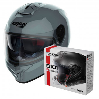 Integral Nolan N80-8 Classic N-Com Slate Grey 8 + Kit Bluetooth B101R