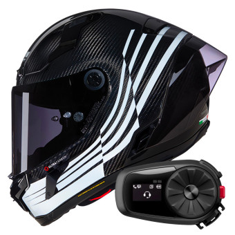 Integral Nolan X-804 RS Ultra Carbon Ala 345 + Kit Bluetooth 5S Solo