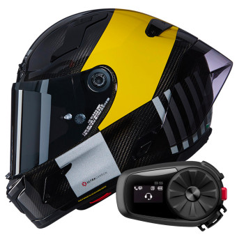 Integral Nolan X-804 RS Ultra Carbon Combo Gara 350 + Kit Bluetooth 5S Solo