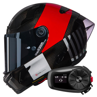 Integral Nolan X-804 RS Ultra Carbon Combo Gara 351 + Kit Bluetooth 5S Solo
