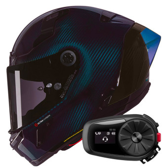 Integral Nolan X-804 RS Ultra Carbon Liquido 328 + Kit Bluetooth 5S Solo