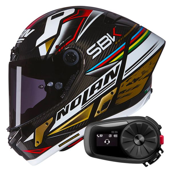 Integral Nolan X-804 RS Ultra Carbon SBK 353 + Kit Bluetooth 5S Solo