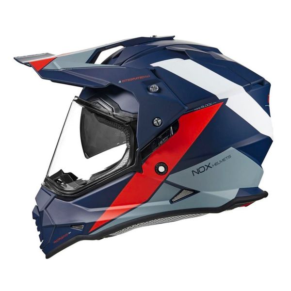 Integral NOX N312 Block Blue Matt Red