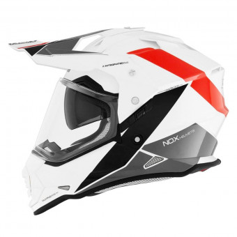 Integral NOX N312 Block White Red