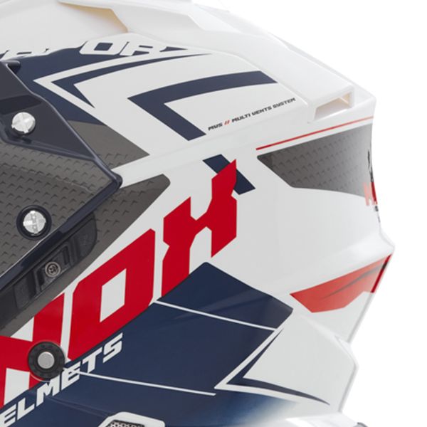 NOX N312 Vapor White Blue Red