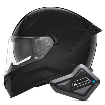 Integral NOX N401 Shiny Black + Kit Bluetooth BT Mini