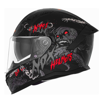 Integral NOX N401 Zumbi Matt Black Red