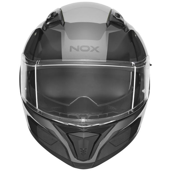 NOX N402 Mentor Black Silver Shiny