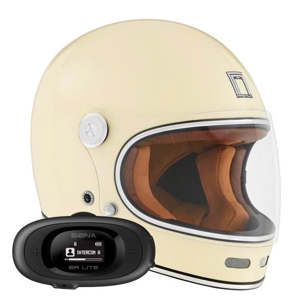Integral NOX Revenge Shiny Cream + Kit bluetooth 5R Lite