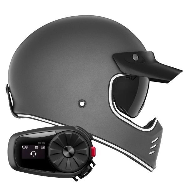 Integral NOX Seventy II Matt Titanium + Kit Bluetooth 5S Solo Integral NOX Seventy II Matt Titanium + Kit Bluetooth 5S Solo