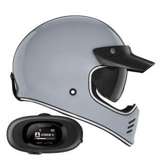 Integral NOX Seventy II Nardo Grey + Kit bluetooth 5R Lite