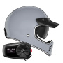 Casque Integral NOX Seventy II Nardo Grey + Kit Bluetooth 5S Solo
