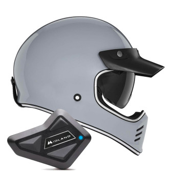 Integral NOX Seventy II Nardo Grey + Kit Bluetooth BT Mini