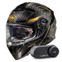 Casque Integral Premier Devil Carbon ST19 + Kit Bluetooth Lokui K30