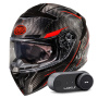 Casque Integral Premier Devil Carbon ST2 + Kit Bluetooth Lokui K30
