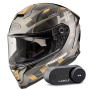 Casque Integral Premier Hyper HP19 + Kit Bluetooth Lokui K30