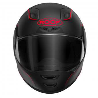 Roof RO200 Neon Mat Black Red