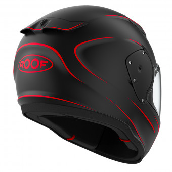 Roof RO200 Neon Mat Black Red