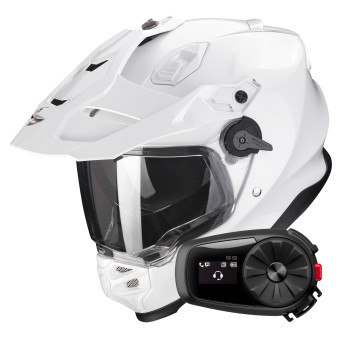 Integral Scorpion ADF 9000 Air Matt Pearl White + Kit Bluetooth 5S