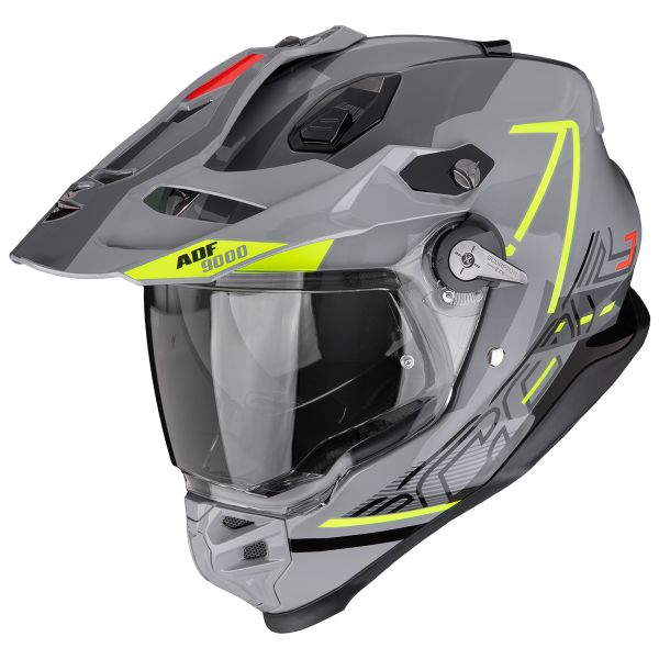 Integral Scorpion ADF 9000 Air Summit Silver Neon Yellow