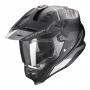Casque Integral Scorpion ADF 9000 Air Desert Matt Black Silver