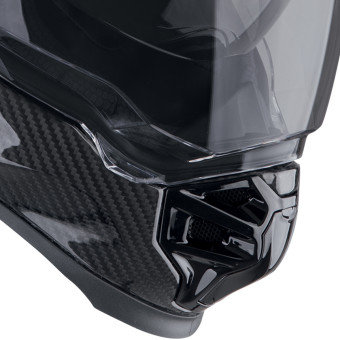Scorpion ADF 9000 Carbon Air Solid Black + Kit bluetooth Exo-Com Link-1C