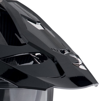 Scorpion ADF 9000 Carbon Air Solid Black + Kit bluetooth Exo-Com Link-1C