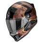 Casque Integral Scorpion Covert FX Ameria Black Gold