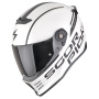 Casque Integral Scorpion Covert FX Danko Matt Pearl White Black