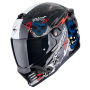 Casque Integral Scorpion Covert FX Skullz Mate Negro Gris Oro