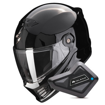 Integral Scorpion Covert FX Solid Black + Kit Bluetooth BT Mini