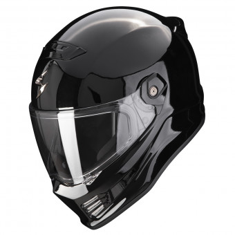 Scorpion Covert FX Solid Black + Kit bluetooth Exo-Com Link-1
