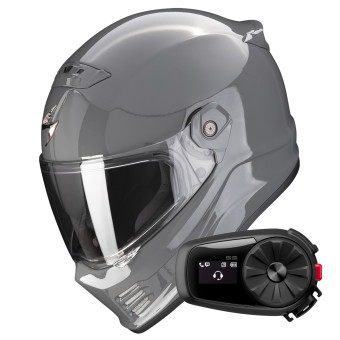 Integral Scorpion Covert FX Solid Cement Grey + Kit Bluetooth 5S