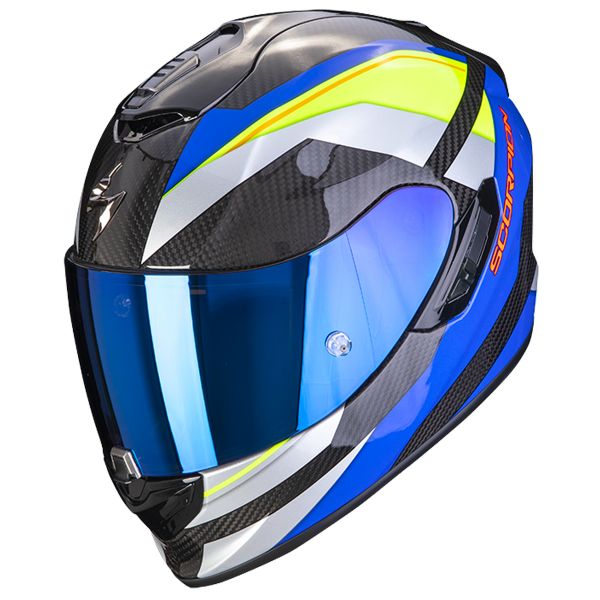 Integral Scorpion Exo 1400 Air Carbon Air Legione Blue Yellow Fluo
