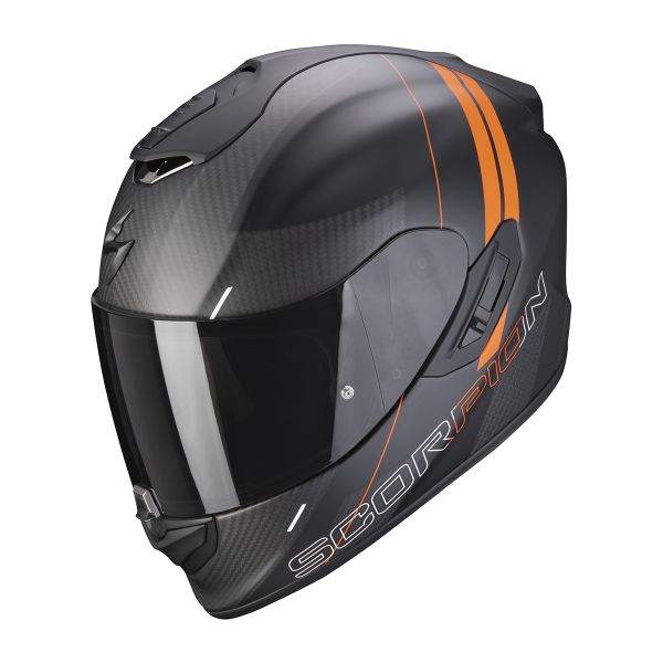 Integral Scorpion Exo 1400 Carbon Air Drik Matt Black Orange