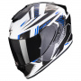 Casque Integral Scorpion Exo 1400 Evo Air Shell White Blue