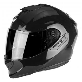 Scorpion Exo 1400 Evo Air Solid Black + Kit bluetooth 5R Lite