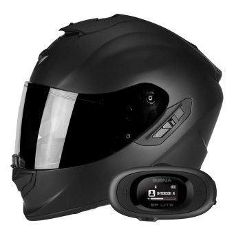 Integral Scorpion Exo 1400 Evo Air Solid Matt Black + Kit bluetooth 5R Lite
