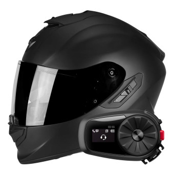 Integral Scorpion Exo 1400 Evo Air Solid Matt Black + Kit Bluetooth 5S