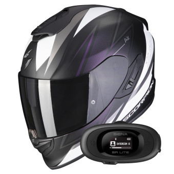 Integral Scorpion Exo 1400 Evo Air Thelios Matt Black Chameleon + Kit bluetooth 5R Lite