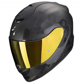 Scorpion Exo 1400 Evo Carbon Air Cerebro Black + Intercom Sena SMH5
