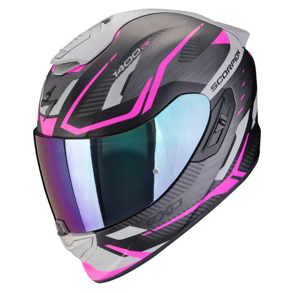Scorpion Exo 1400 Evo II Air Accord Matt Pink + Kit bluetooth Exo-Com Link-1