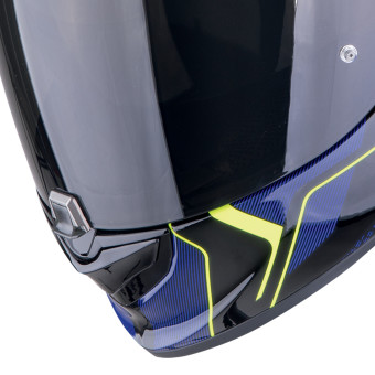 Scorpion Exo 1400 Evo II Air Intensio Black Blue + Kit bluetooth 5R Lite