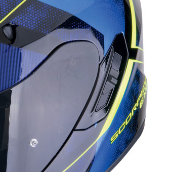 Scorpion Exo 1400 Evo II Air Intensio Black Blue + Kit bluetooth 5R Lite
