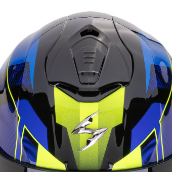 Scorpion Exo 1400 Evo II Air Intensio Black Blue + Kit bluetooth 5R Lite