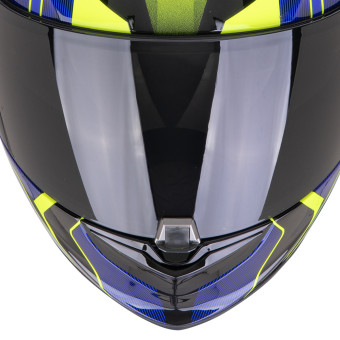 Scorpion Exo 1400 Evo II Air Intensio Black Blue + Kit bluetooth 5R Lite