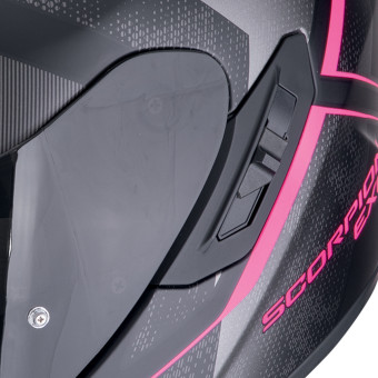 Scorpion Exo 1400 Evo II Air Intensio Matt Pink + Kit bluetooth Exo-Com Link-1
