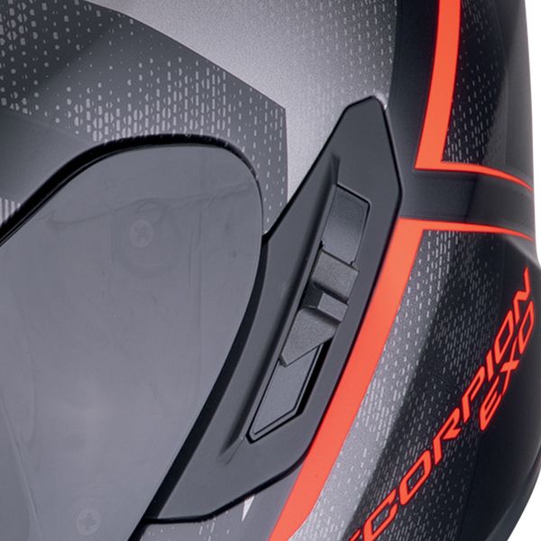 Scorpion Exo 1400 Evo II Air Intensio Matt Red + Kit bluetooth Exo-Com Link-1